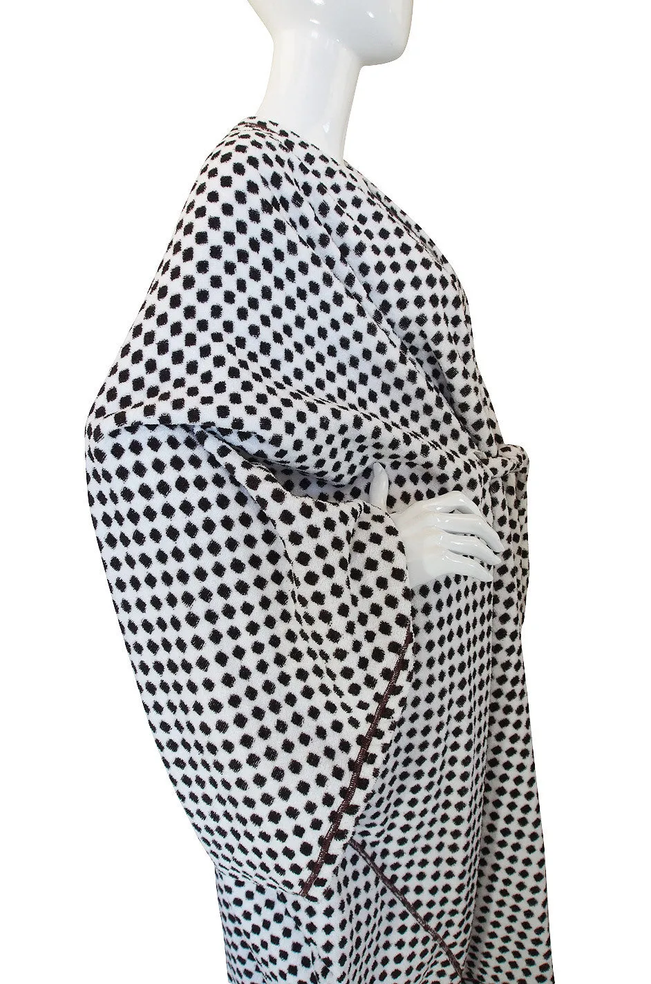 1970s Rare Ungaro Toweling Beach Caftan