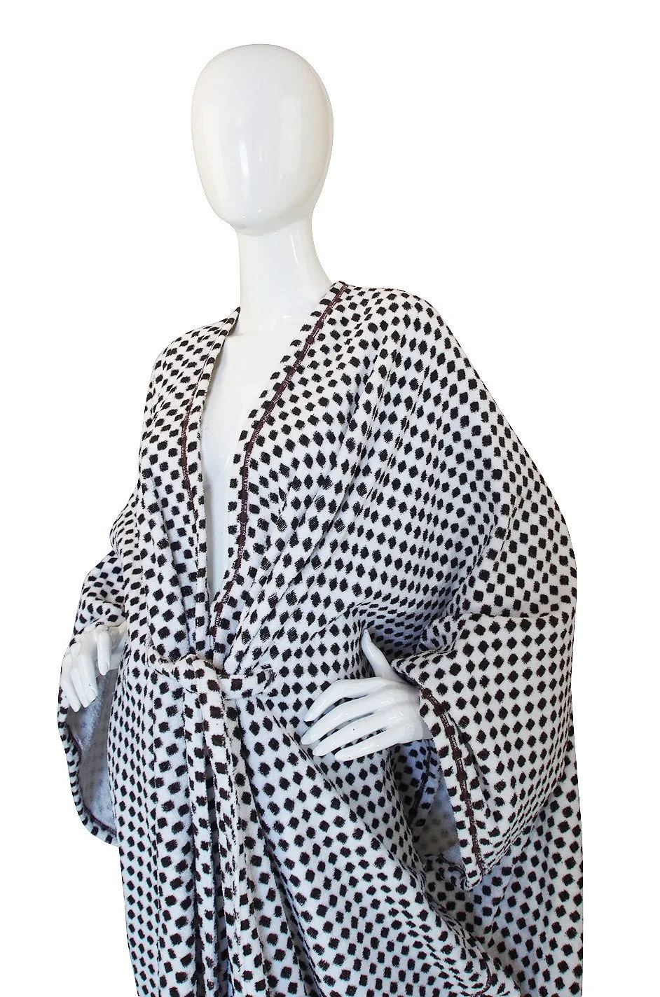 1970s Rare Ungaro Toweling Beach Caftan