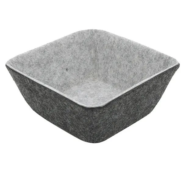 2 Tone Square Felt Basket