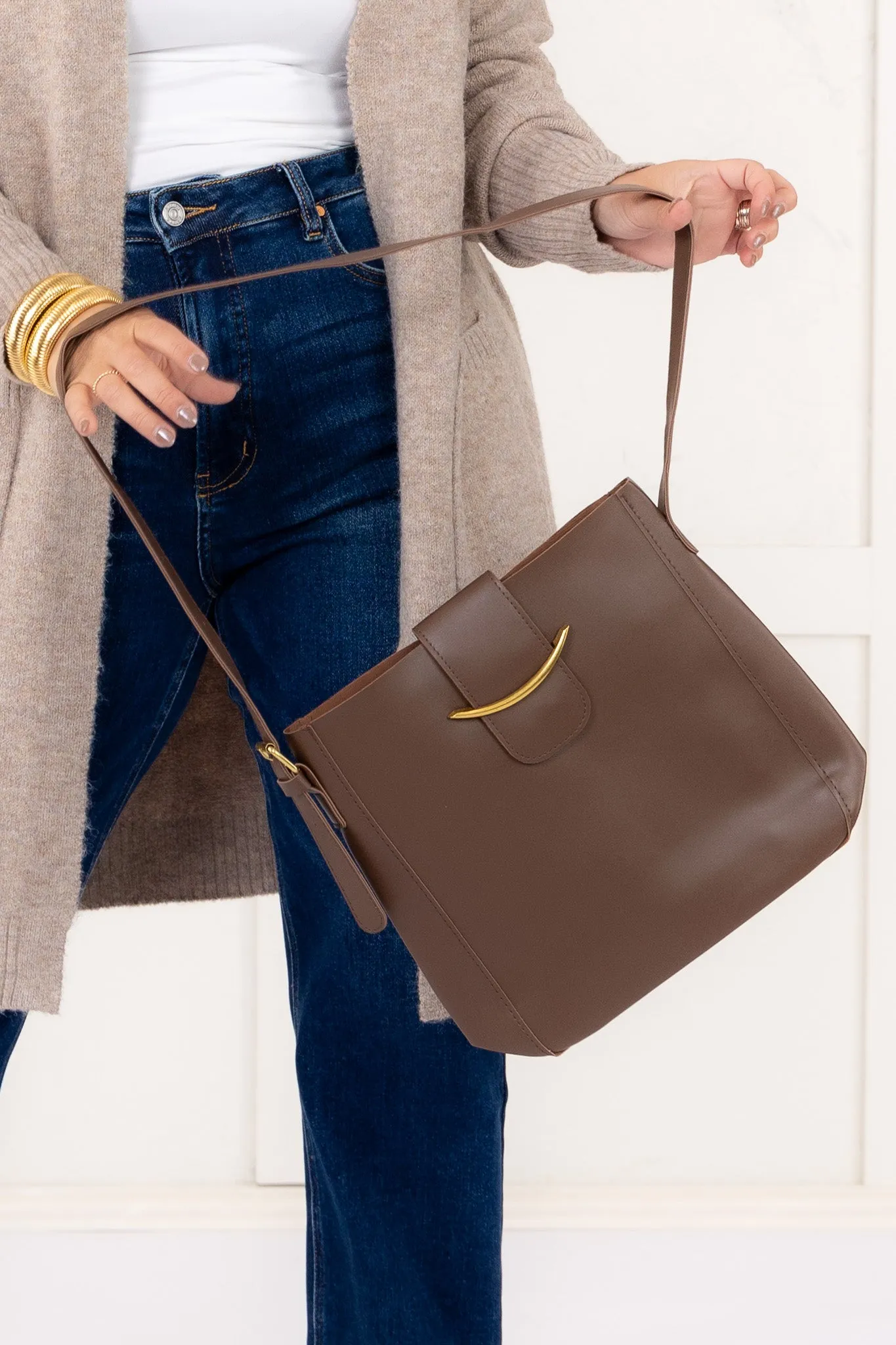 A Messenger Bag - Brown - FINAL SALE