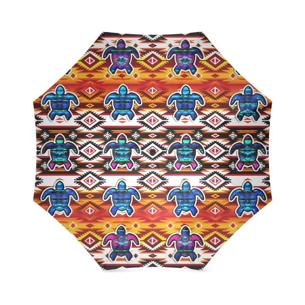 Adobe Fire Turtle Colored Foldable Umbrella
