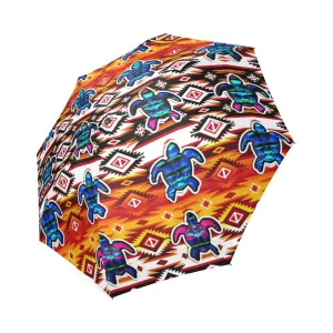 Adobe Fire Turtle Colored Foldable Umbrella