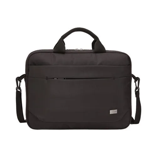 Advantage Laptop Attache, Fits Devices Up To 15.6", Polyester, 16.1 X 2.8 X 13.8, Black