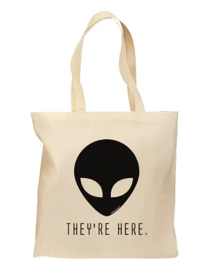 Alien They Are Here Grocery Tote Bag