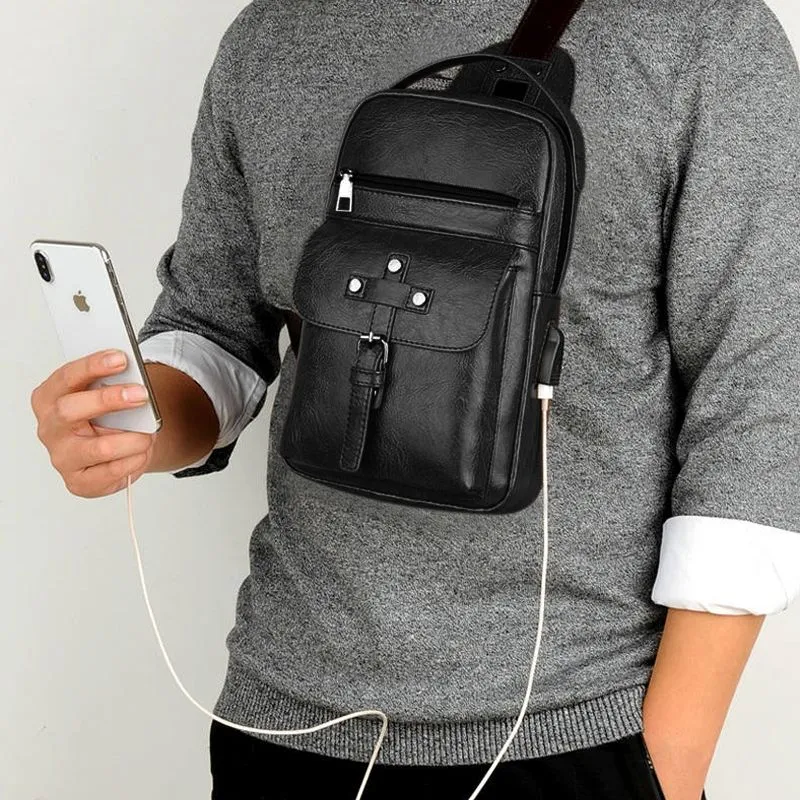Backpack Waist Shoulder bag compatible with Ebook, Tablet and for ADVAN G3 Pro (2019) - Black