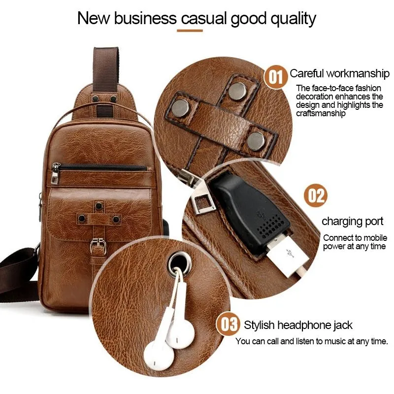 Backpack Waist Shoulder bag compatible with Ebook, Tablet and for ADVAN i6C (2019) - Black