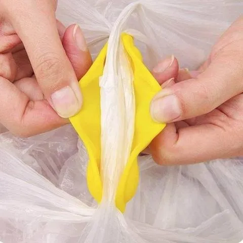 Bag Holder/Key Holder - Pea Shaped