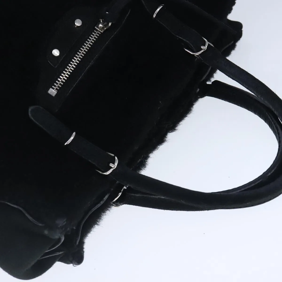 Balenciaga City Black Suede Bag
