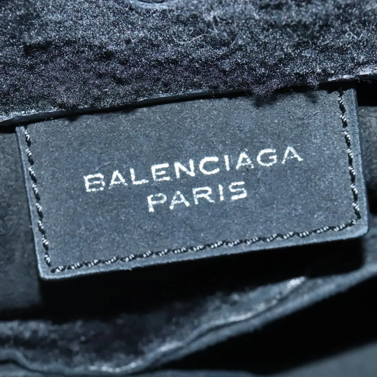Balenciaga City Black Suede Bag