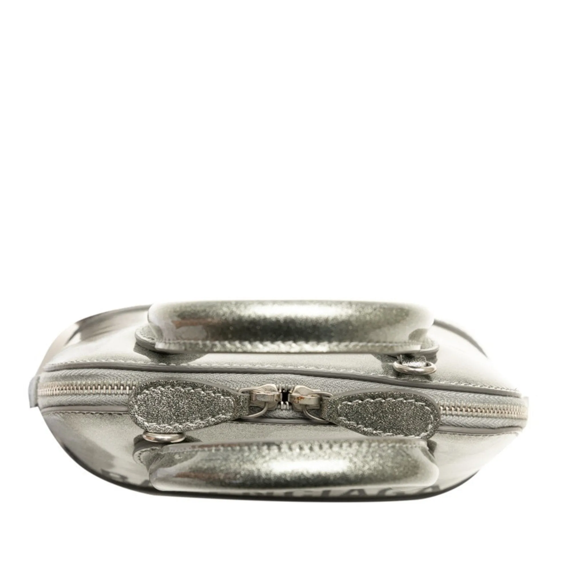 Balenciaga Ville Silver Leather Bag