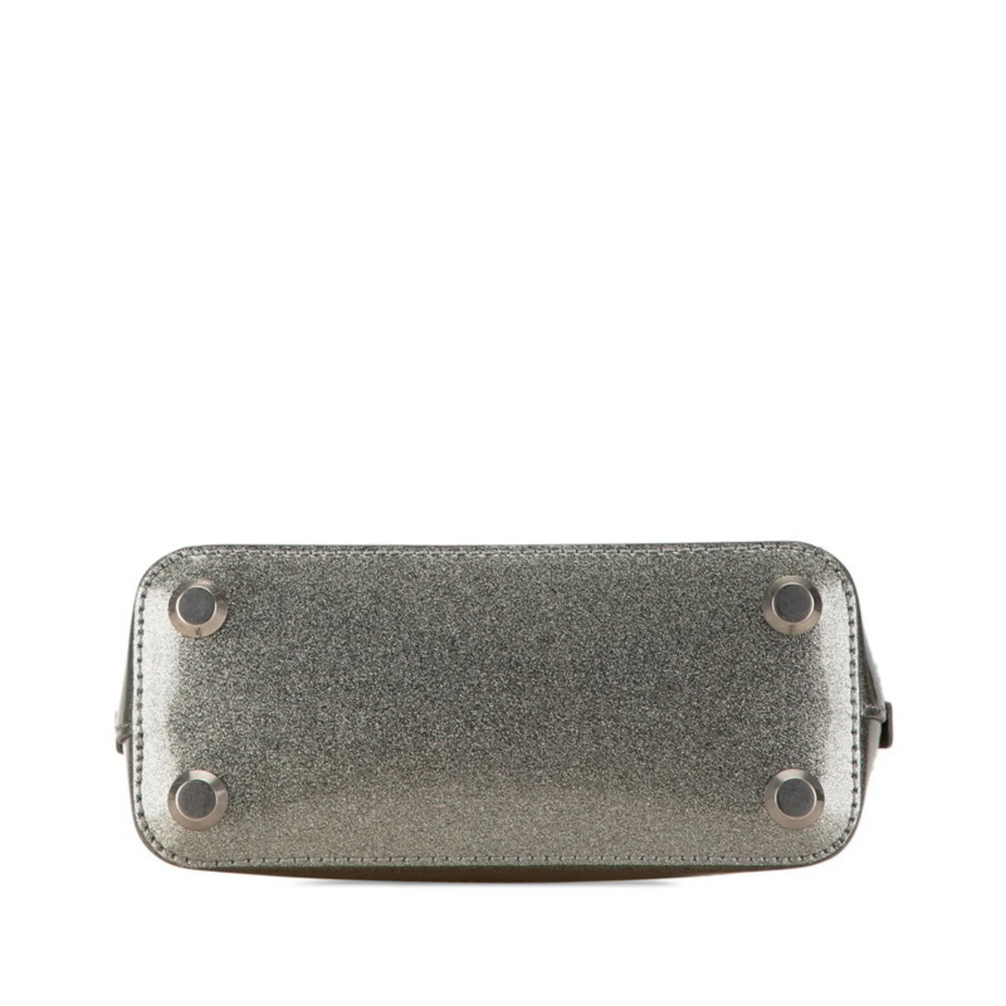 Balenciaga Ville Silver Leather Bag