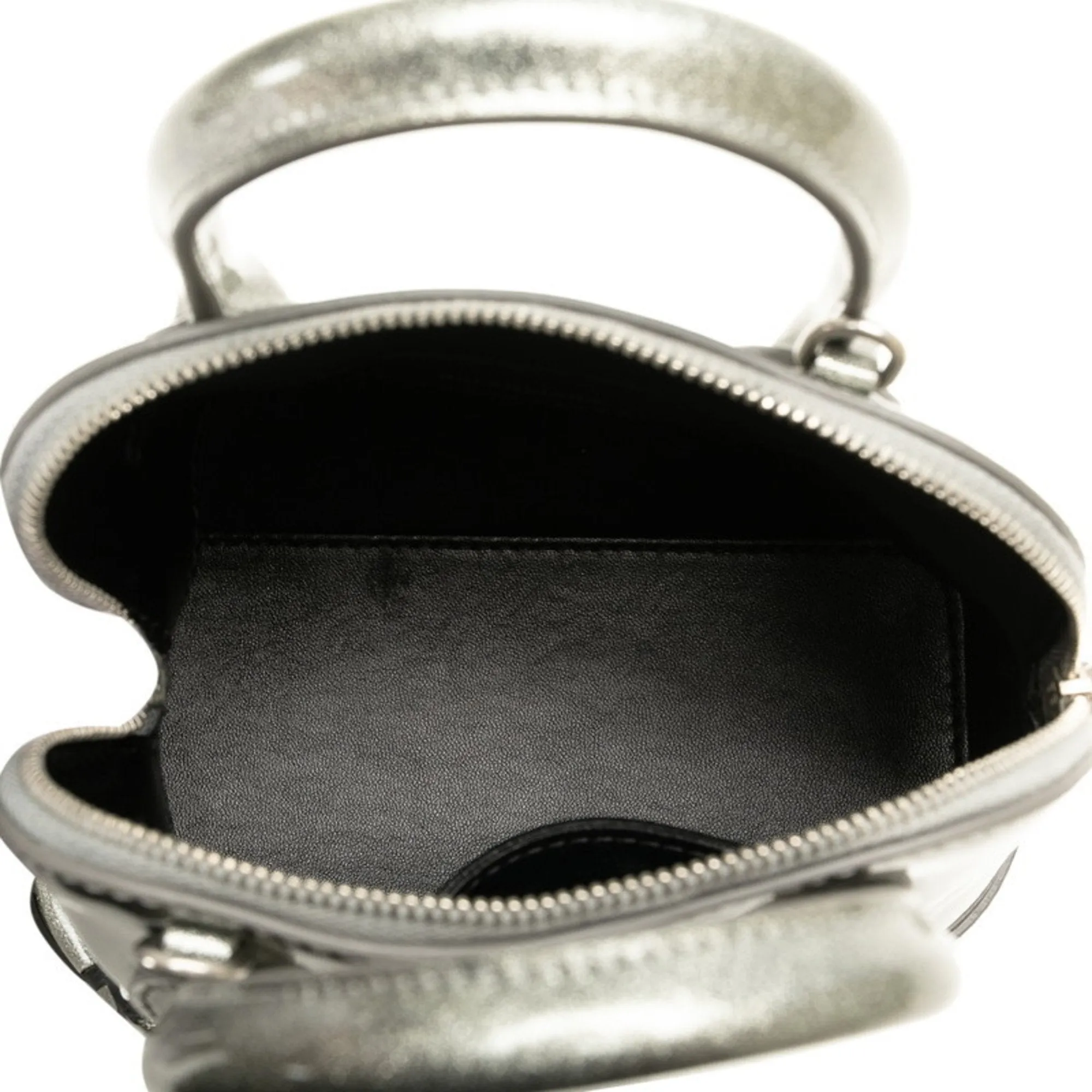 Balenciaga Ville Silver Leather Bag