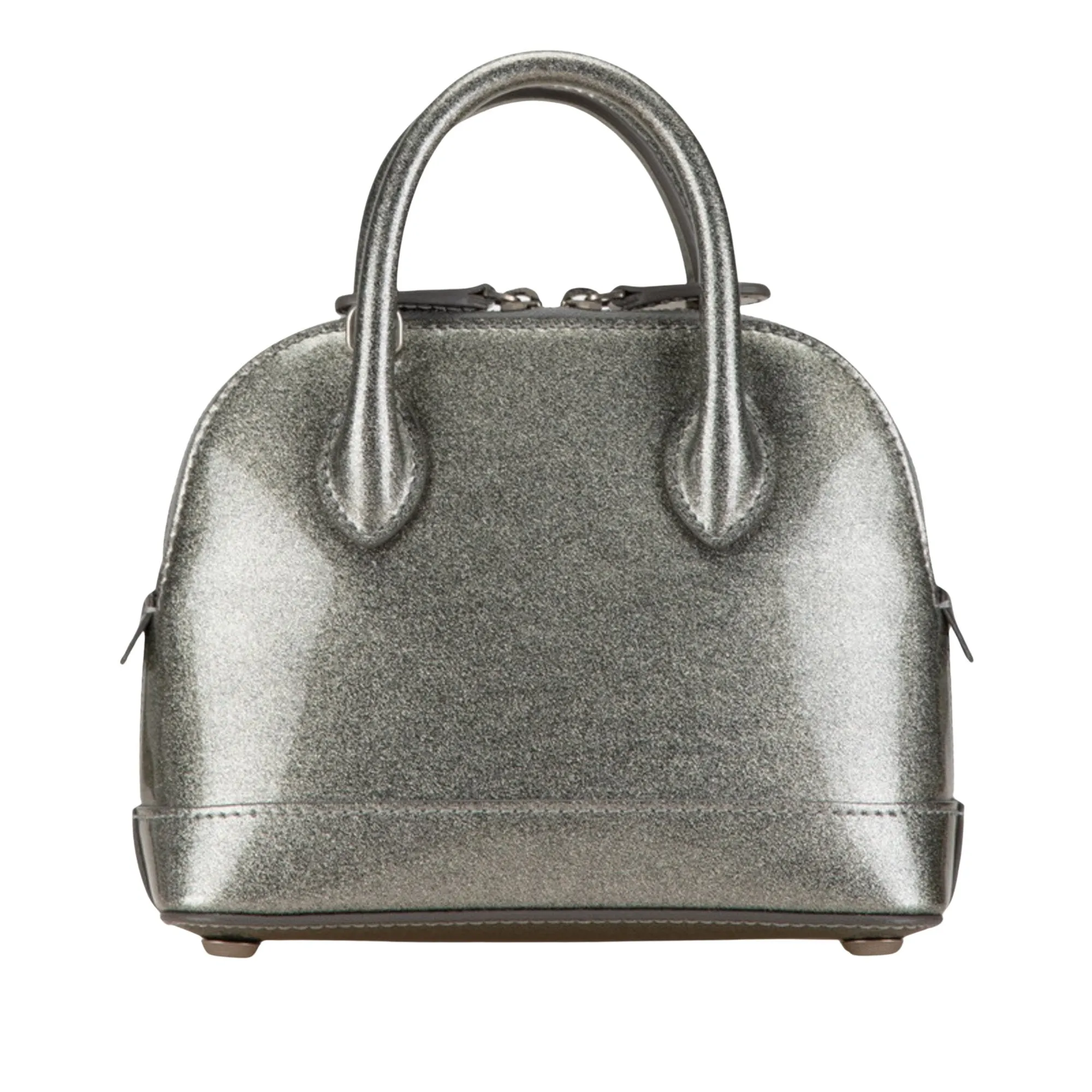 Balenciaga Ville Silver Leather Bag