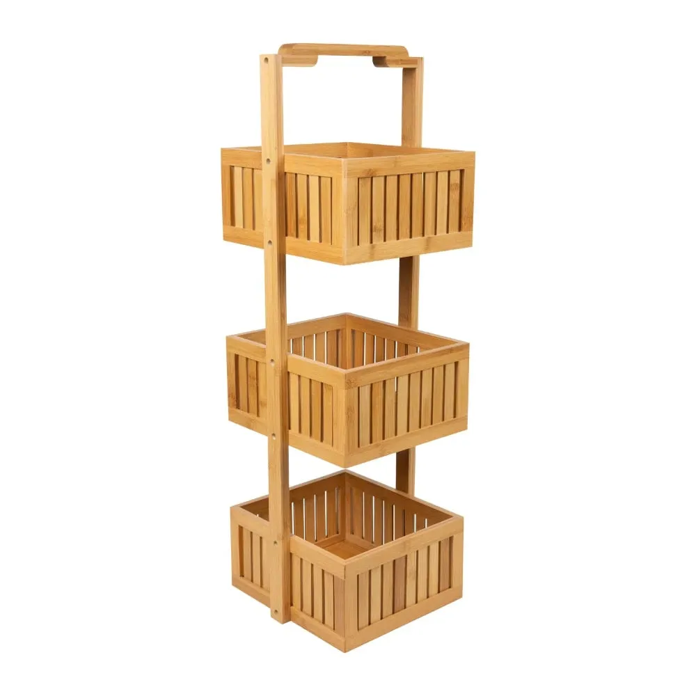 Bamboo Bathroom Organizer