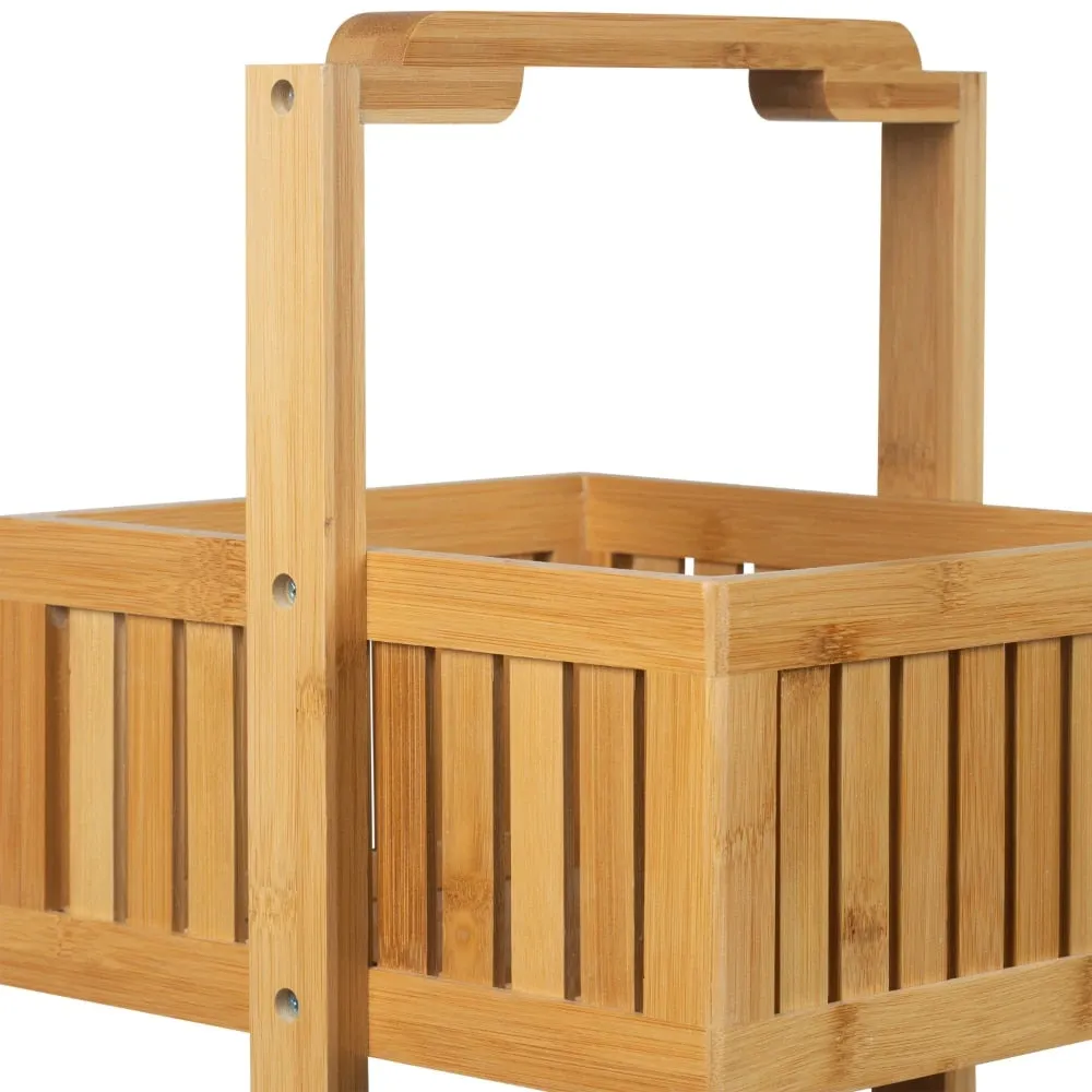 Bamboo Bathroom Organizer