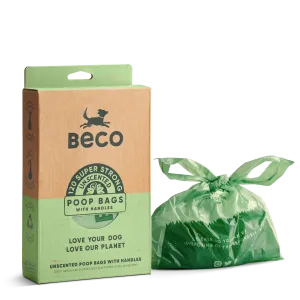 Beco Poop Bag with Handles | Big, Strong, Leak-Proof