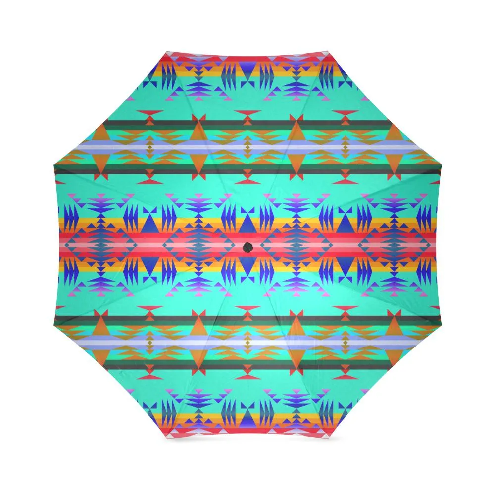 Between the Mountains Spring Foldable Umbrella