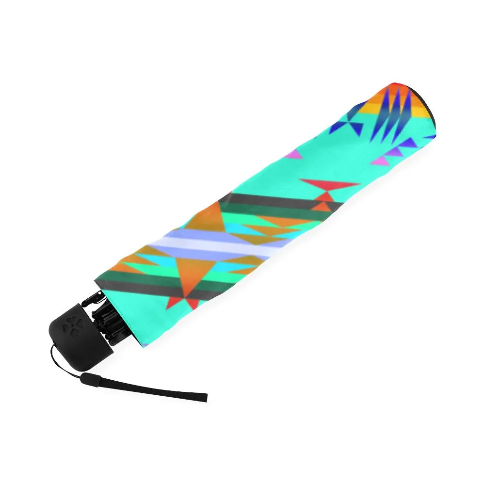 Between the Mountains Spring Foldable Umbrella