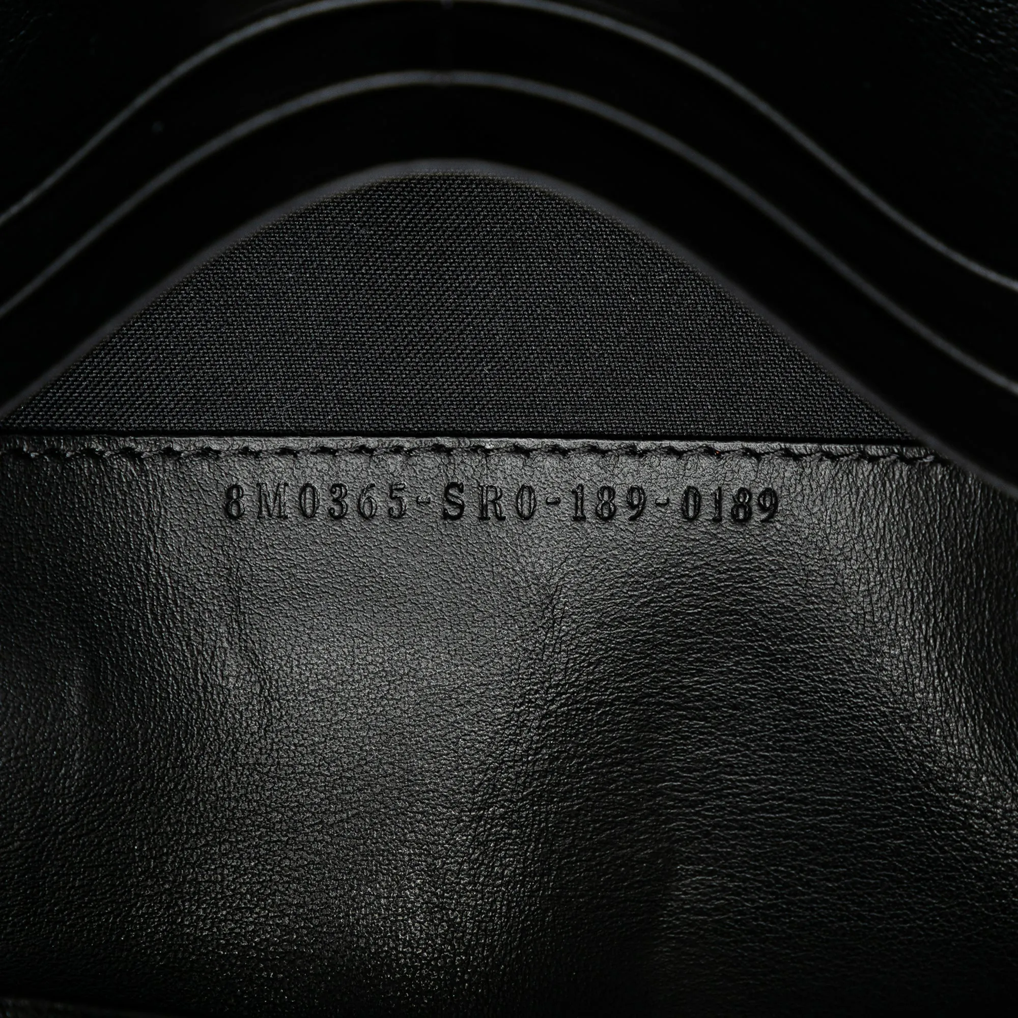 Black Fendi Studded Leather Wallet on Chain Crossbody Bag