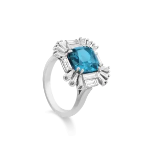 Blue Aurora Ring
