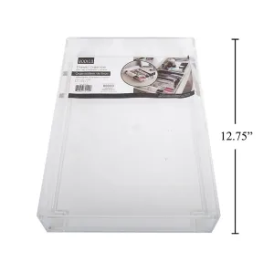 Bodico Make-up Organizer Clear Acrylic 8.5x12.5x2in