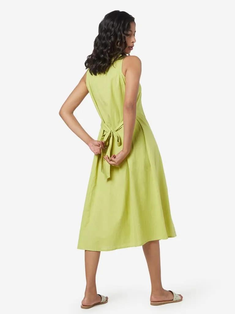 Bombay Paisley Lime Shirtdress
