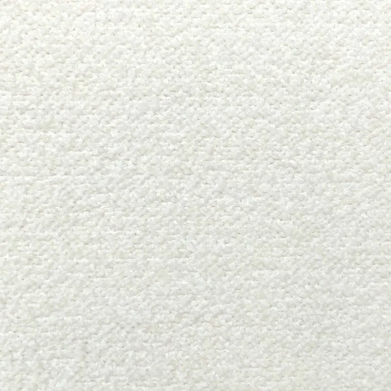 Bouclette Fabric in White