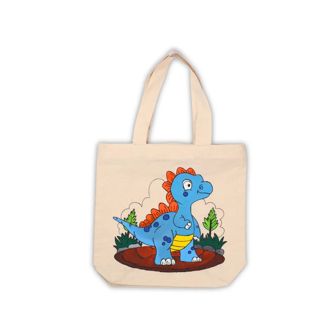 Canvas Tote Bag - Dinosaur