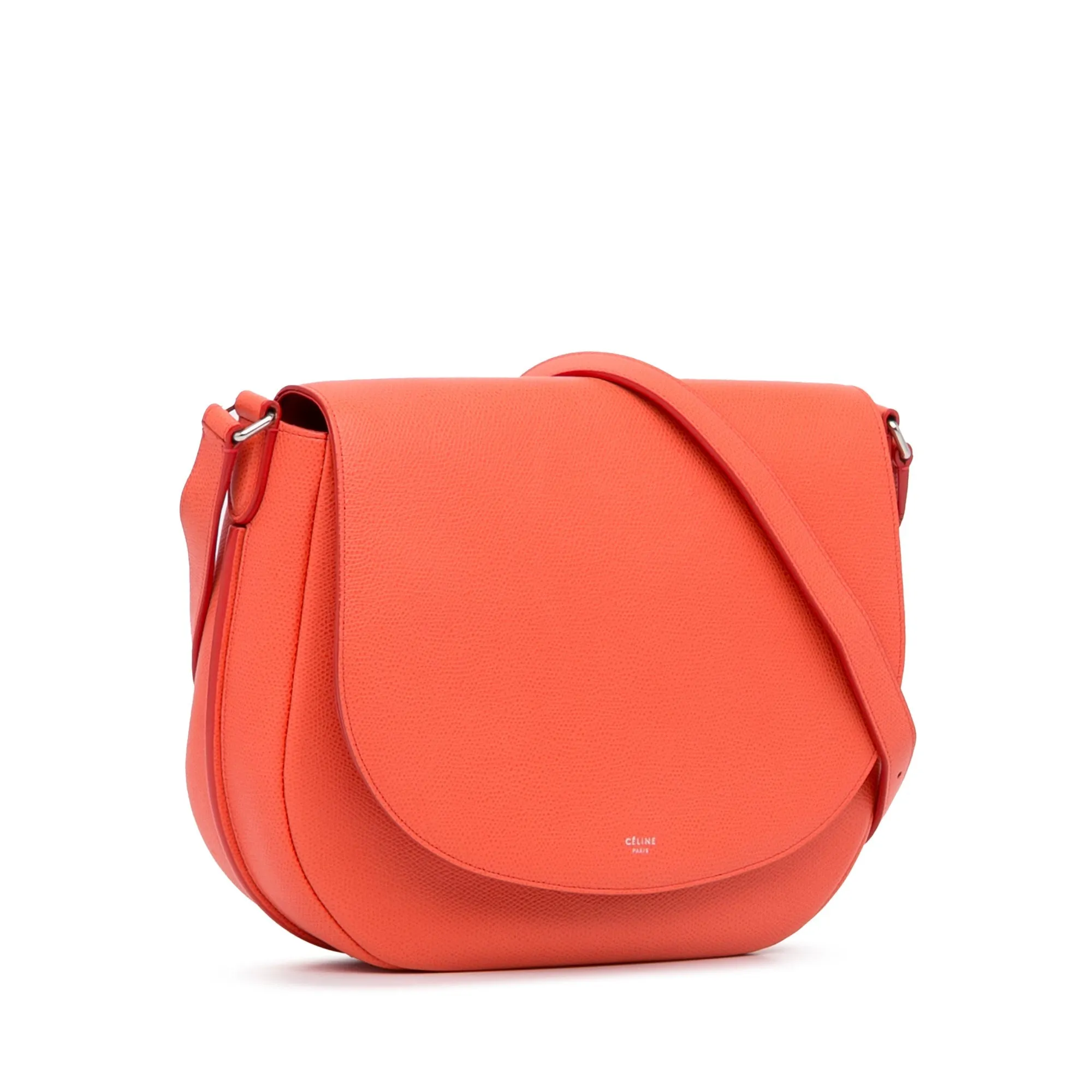 Celine Trotteur Orange Leather