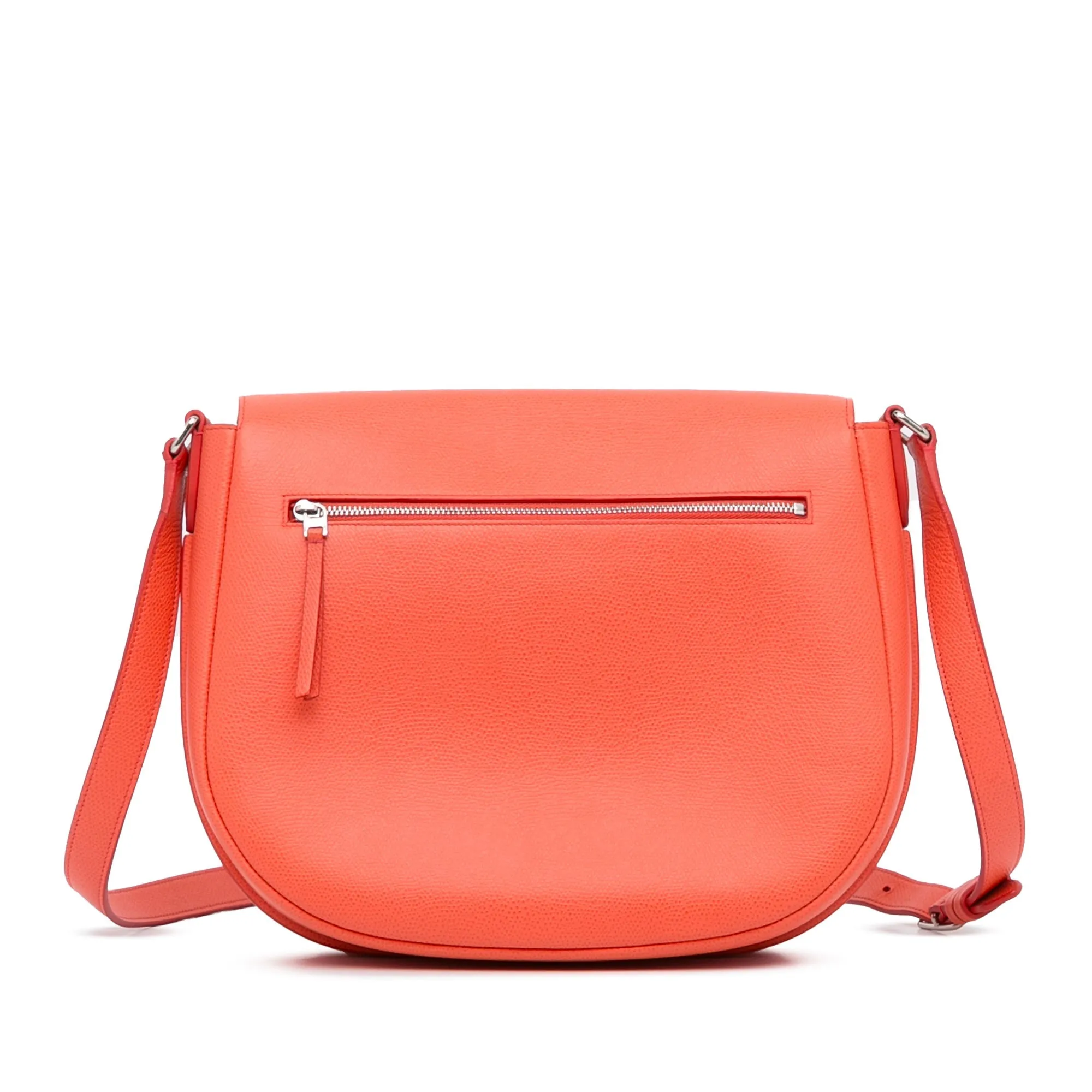 Celine Trotteur Orange Leather