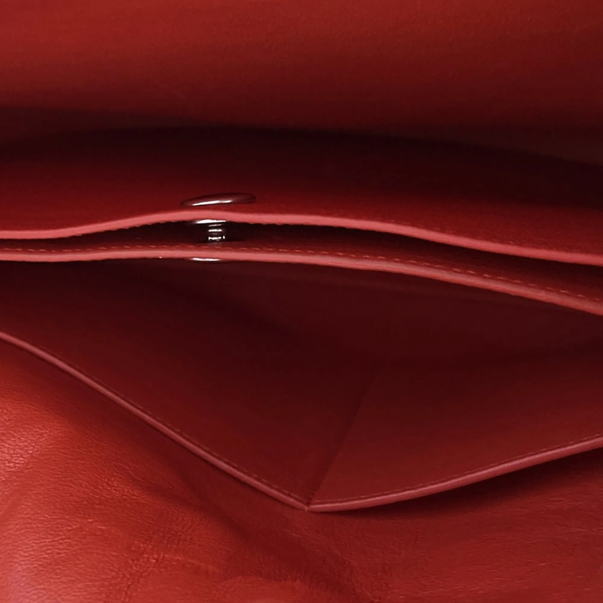 Celine Trotteur Orange Leather