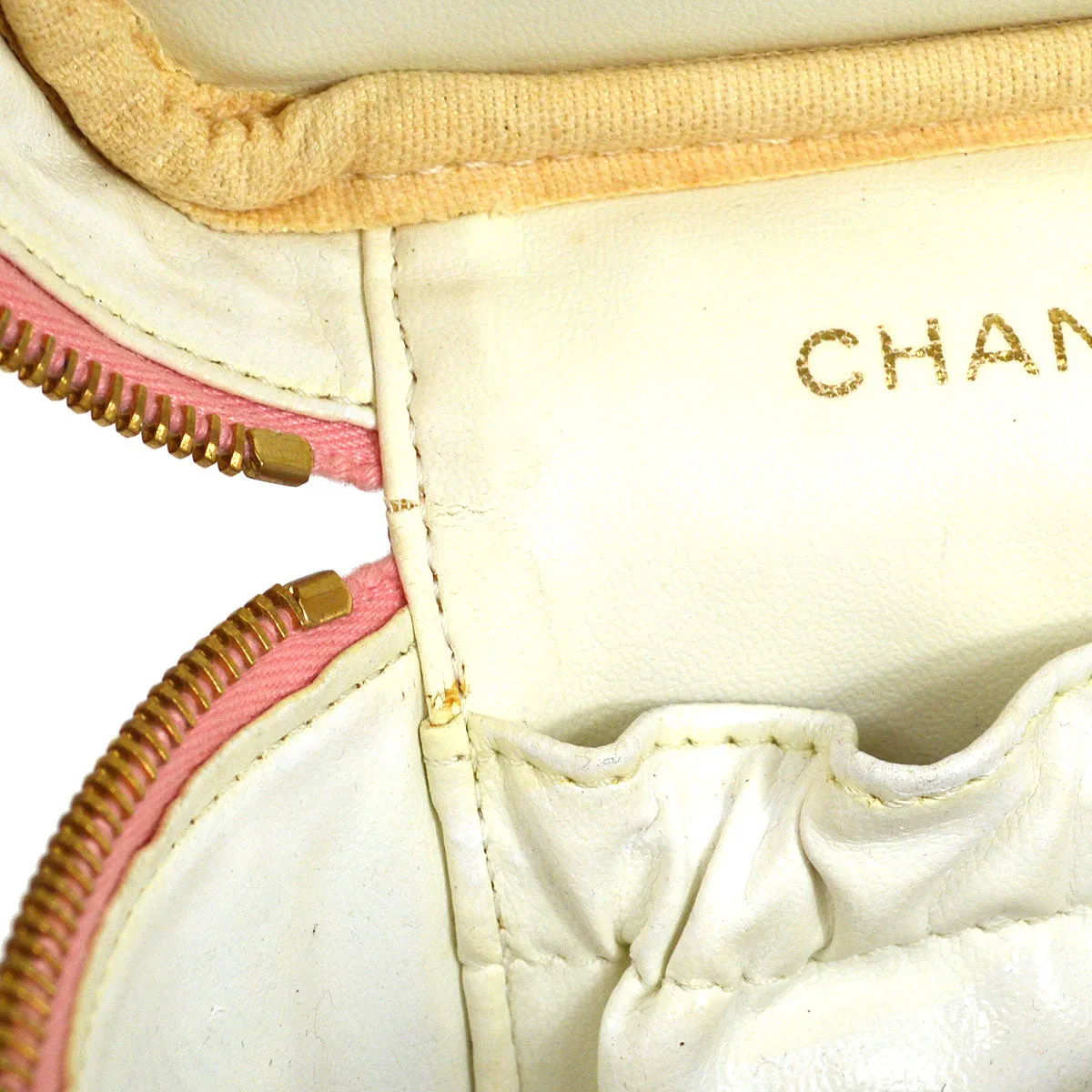 CHANEL 2003-2004 Timeless Vanity Handbag Pink Caviar AK38289b