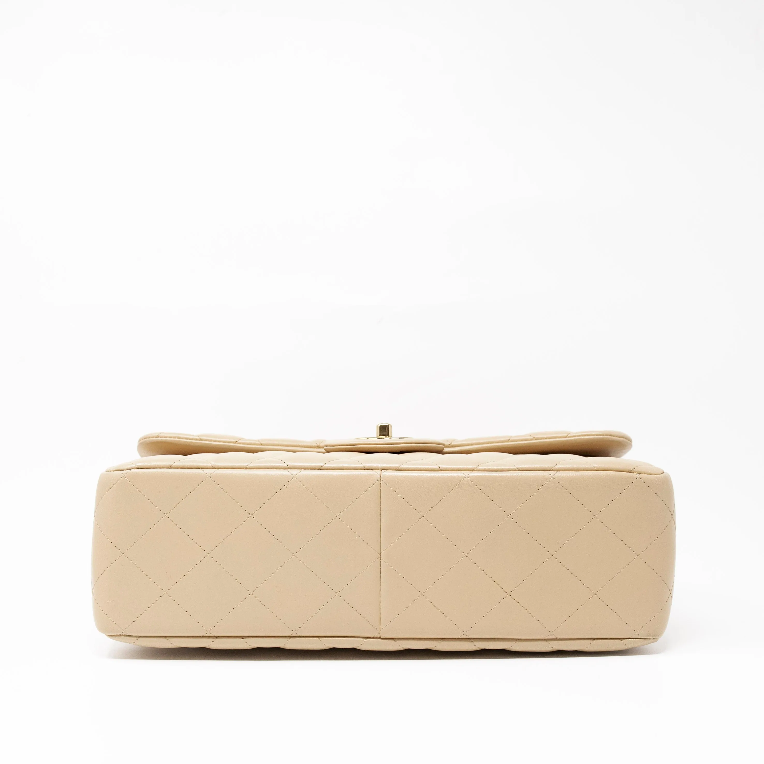 Chanel Beige Jumbo Classic Flap