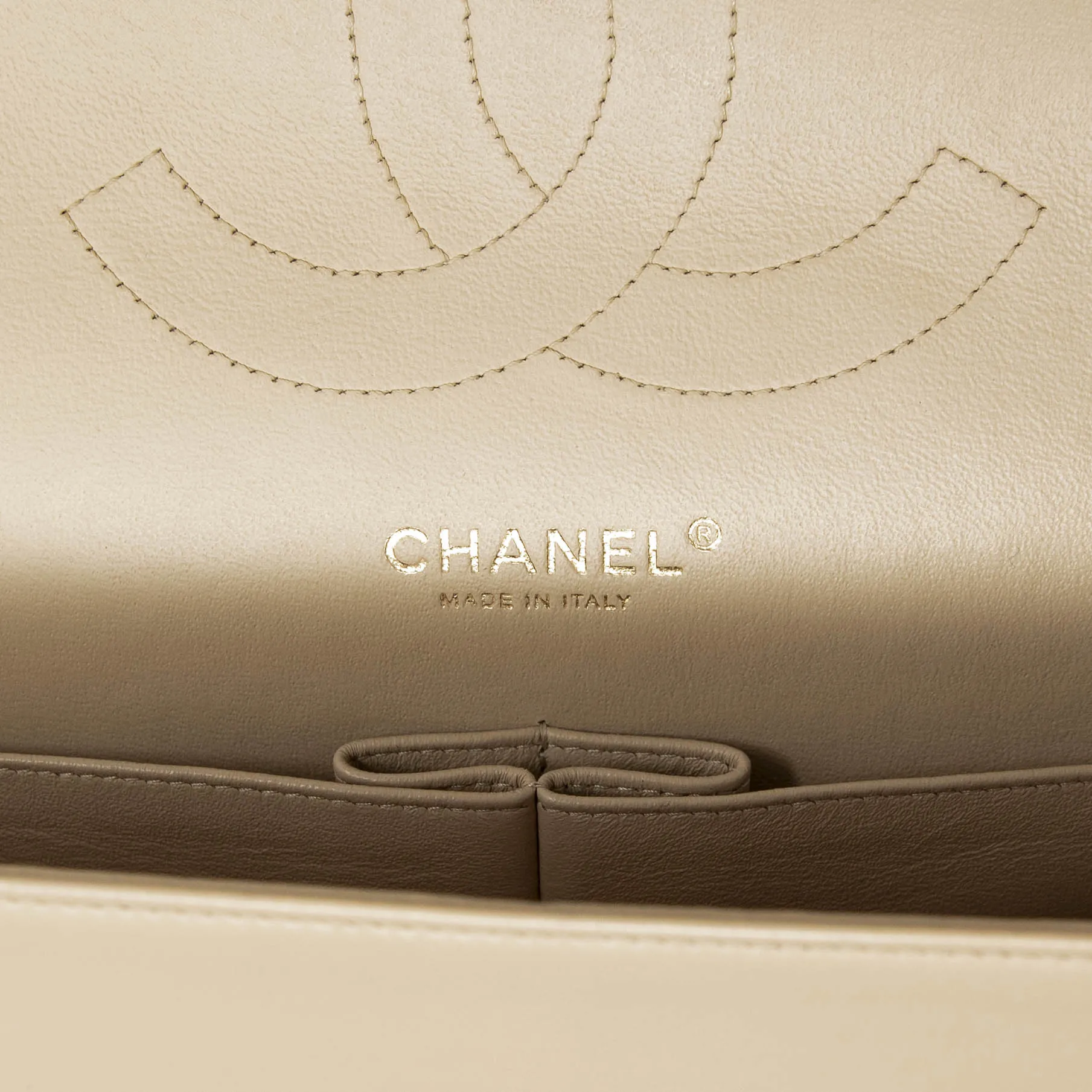 Chanel Beige Jumbo Classic Flap