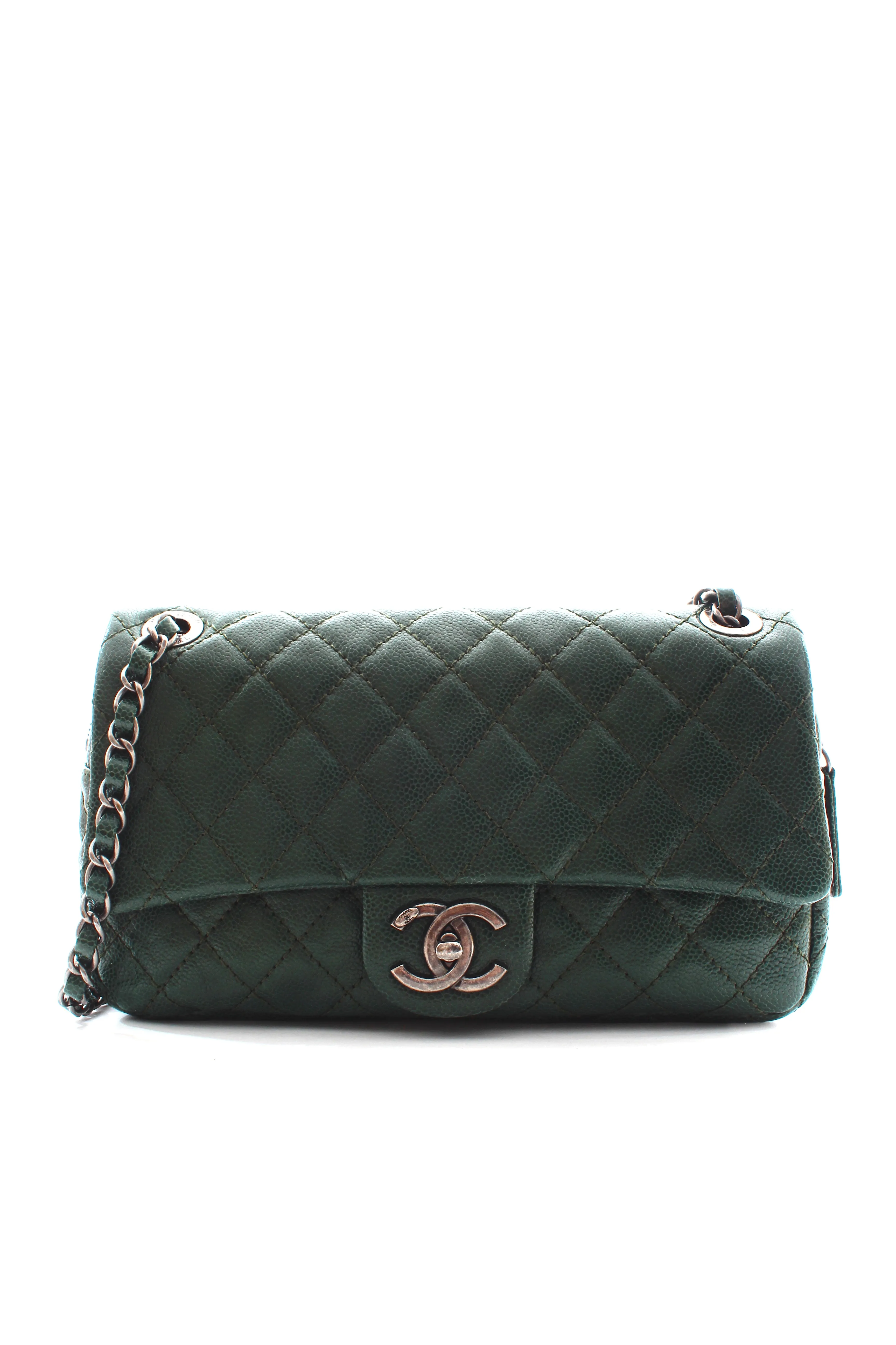 Chanel Easy Caviar Quilted Leather Flap Bag