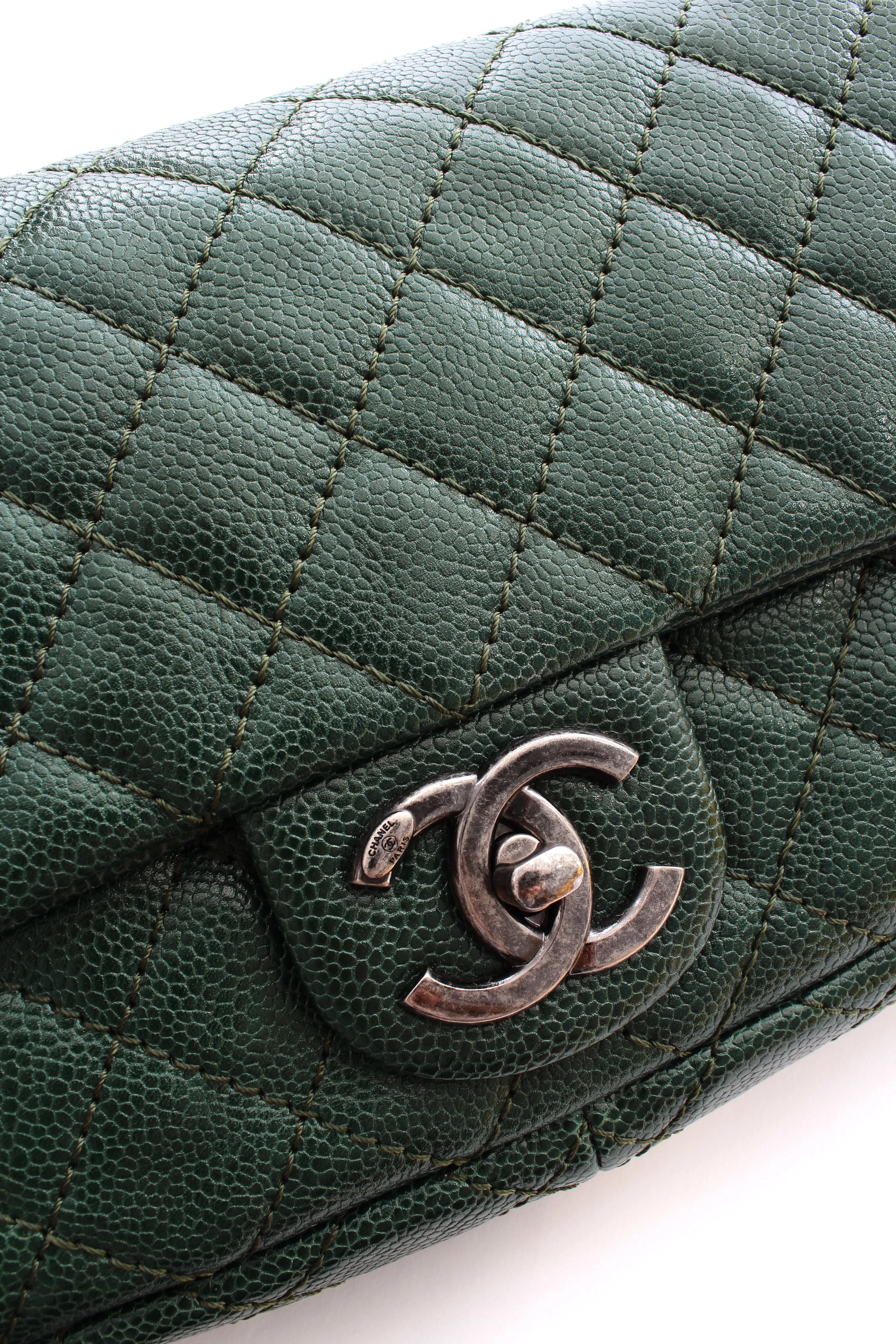Chanel Easy Caviar Quilted Leather Flap Bag