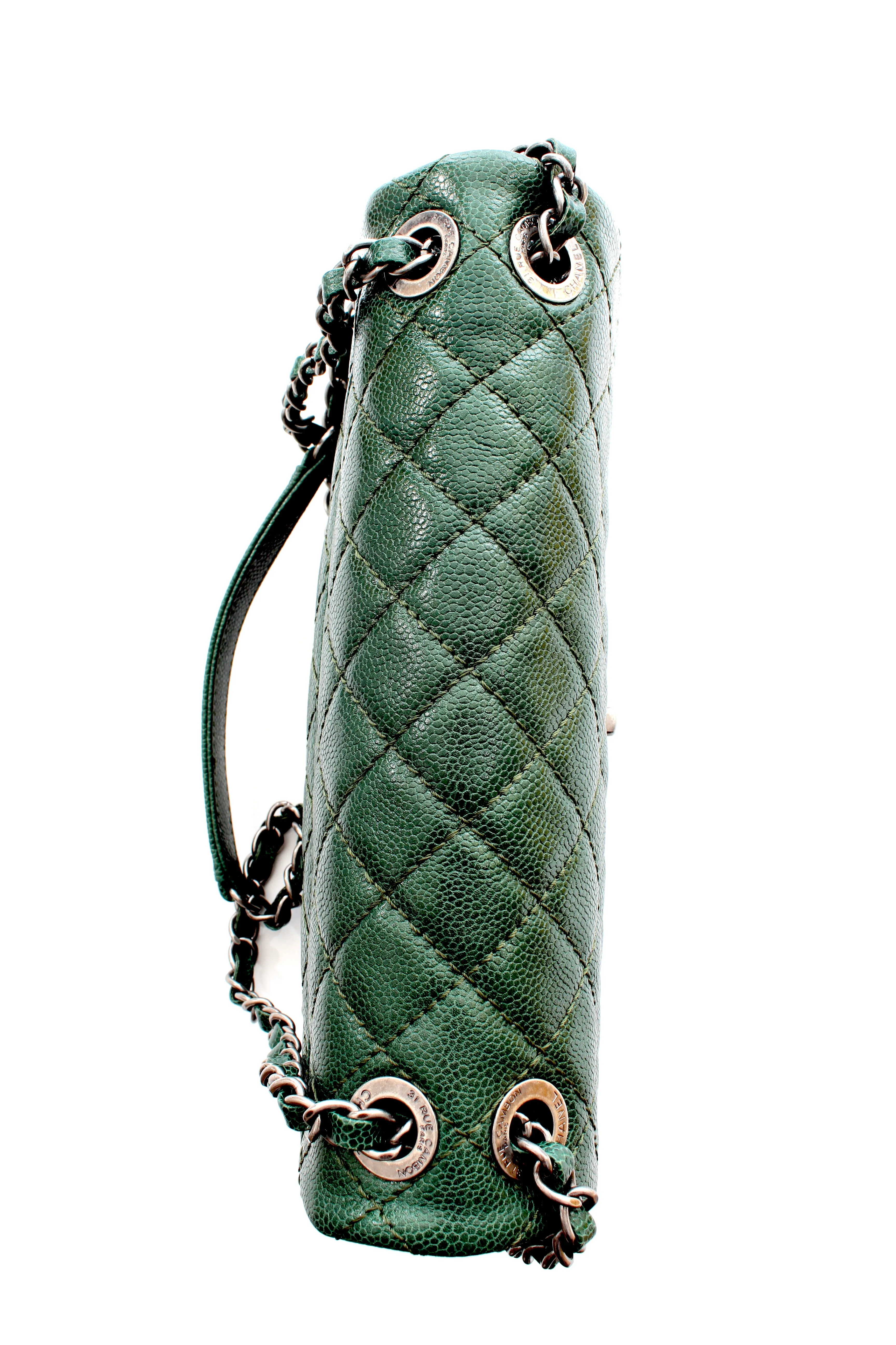 Chanel Easy Caviar Quilted Leather Flap Bag
