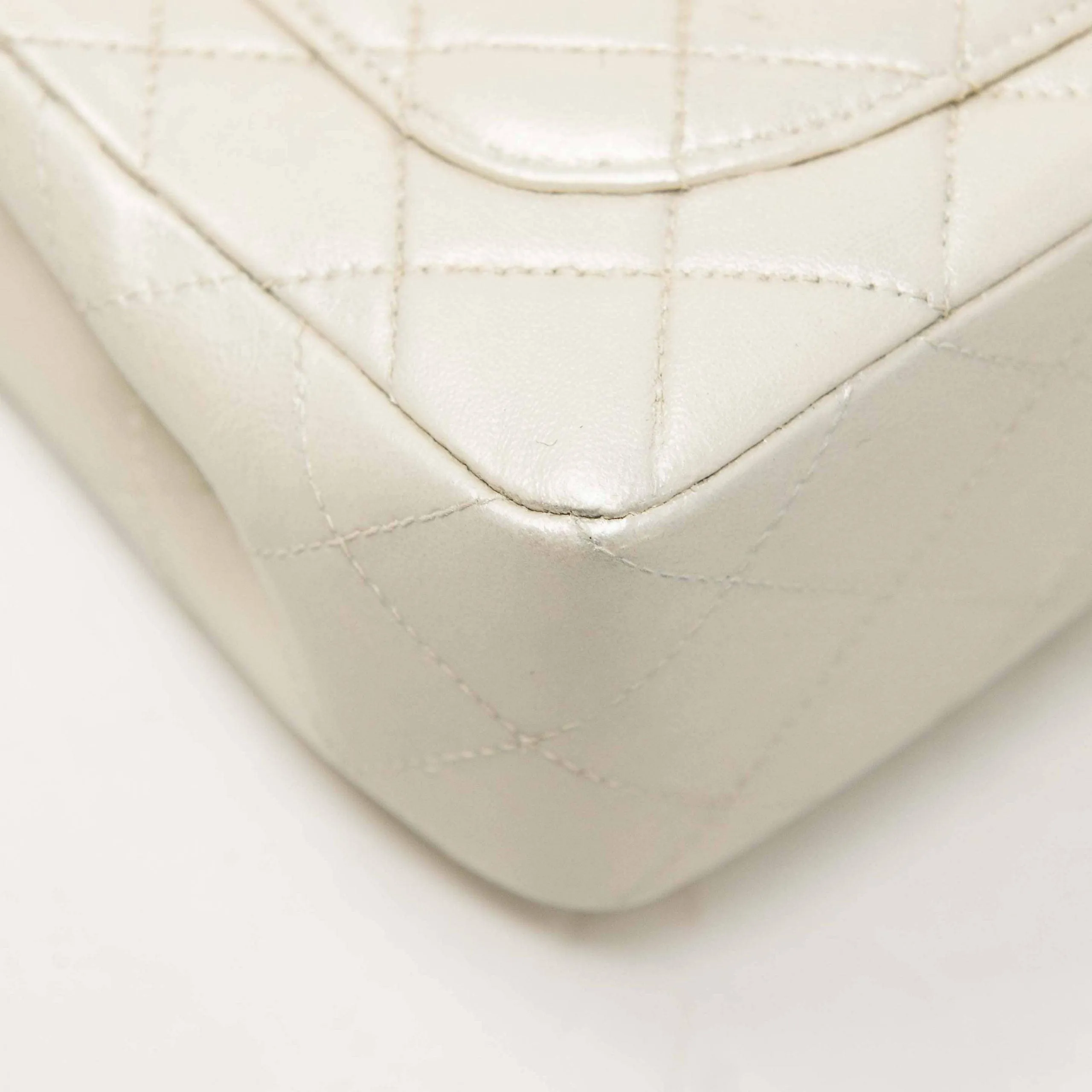 Chanel Pearl White Mini Flap