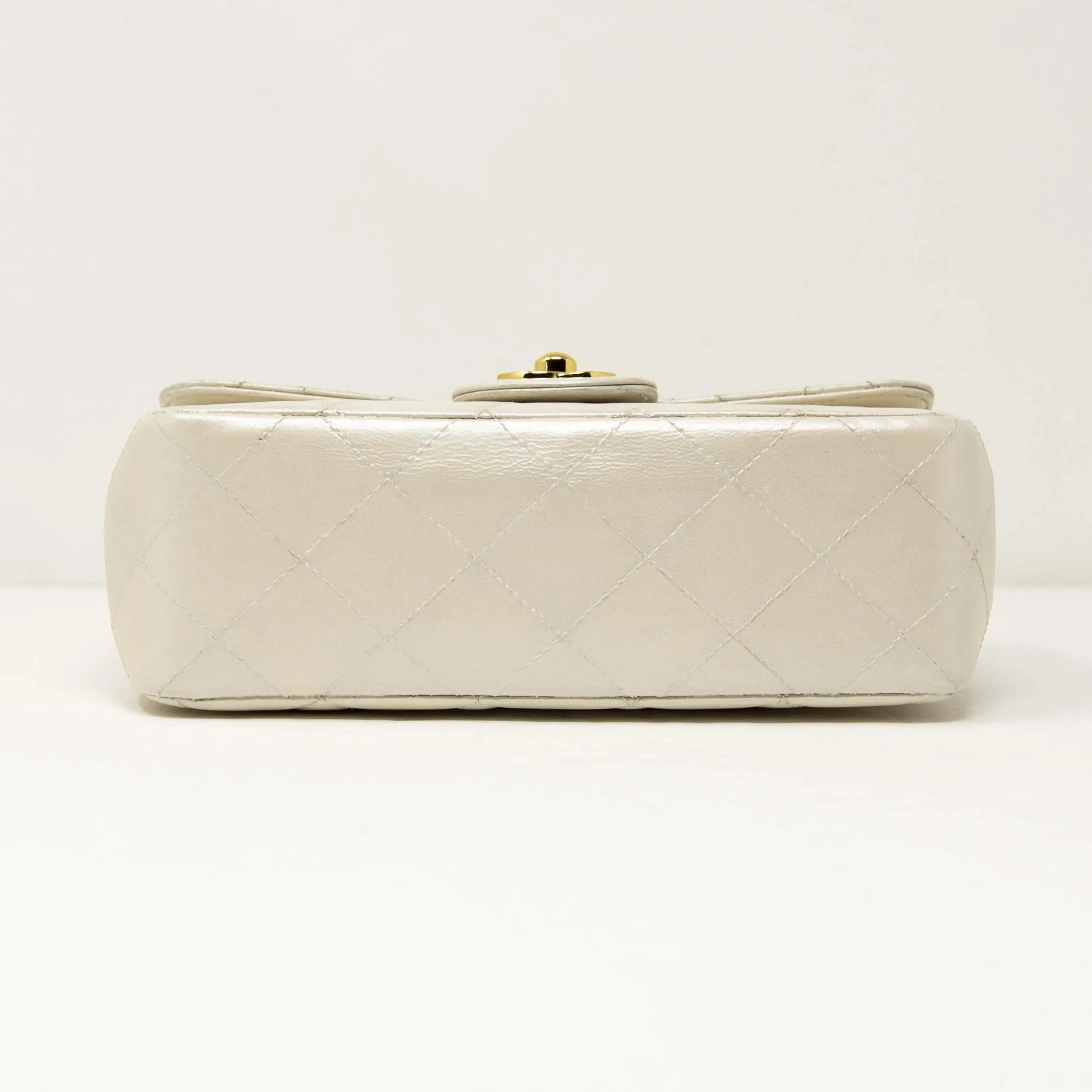 Chanel Pearl White Mini Flap