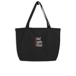 Chief Foodie Officer  Embroidered Eco-Friendly Bag