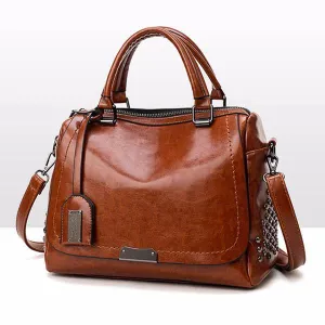 Chloe™ - Luxurious Leather Bag with Studs