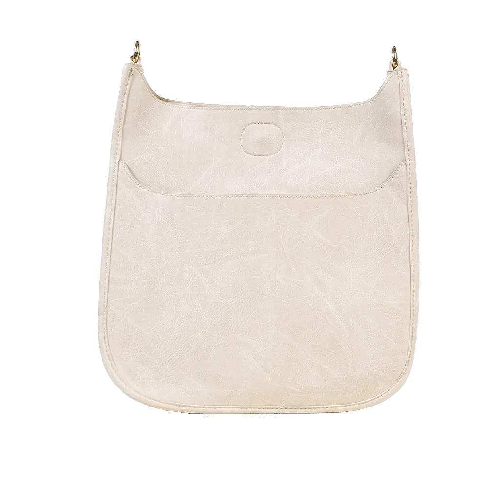 Classic Vegan Messenger Bag - No Strap