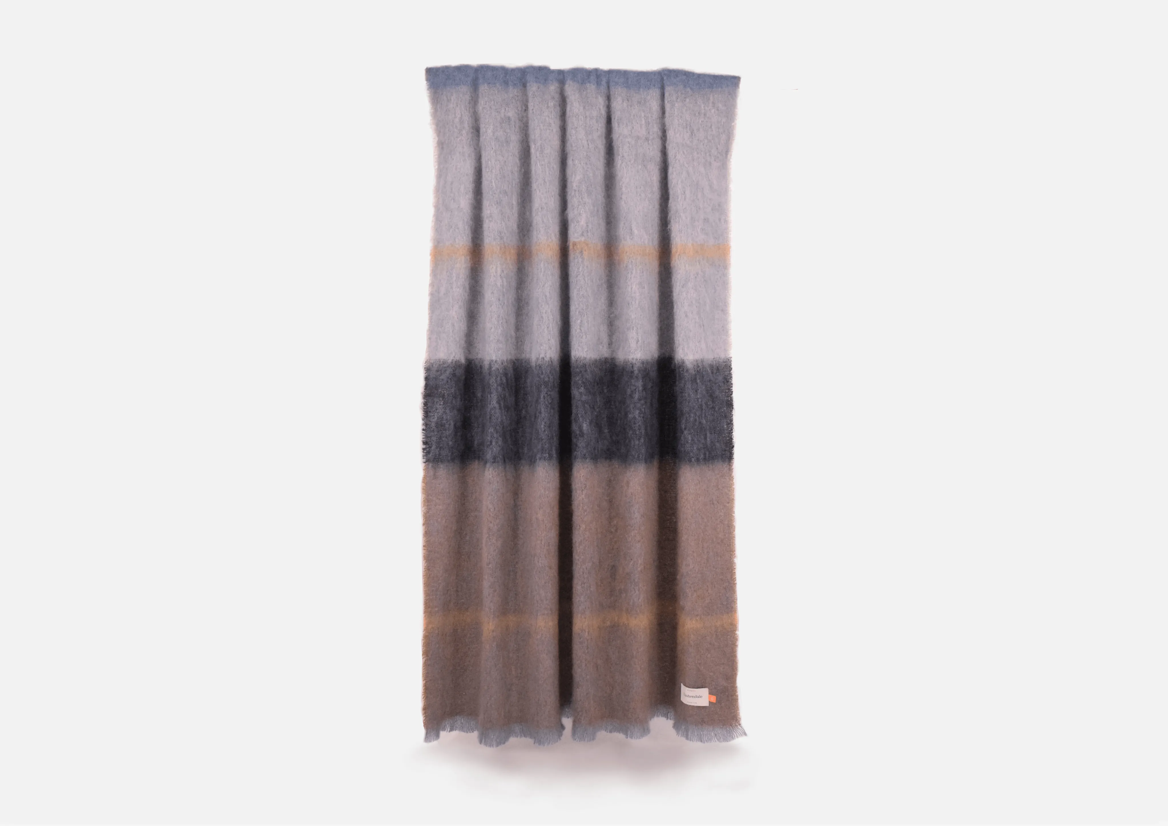 Cocoa Boher Mohair XThrow Blanket