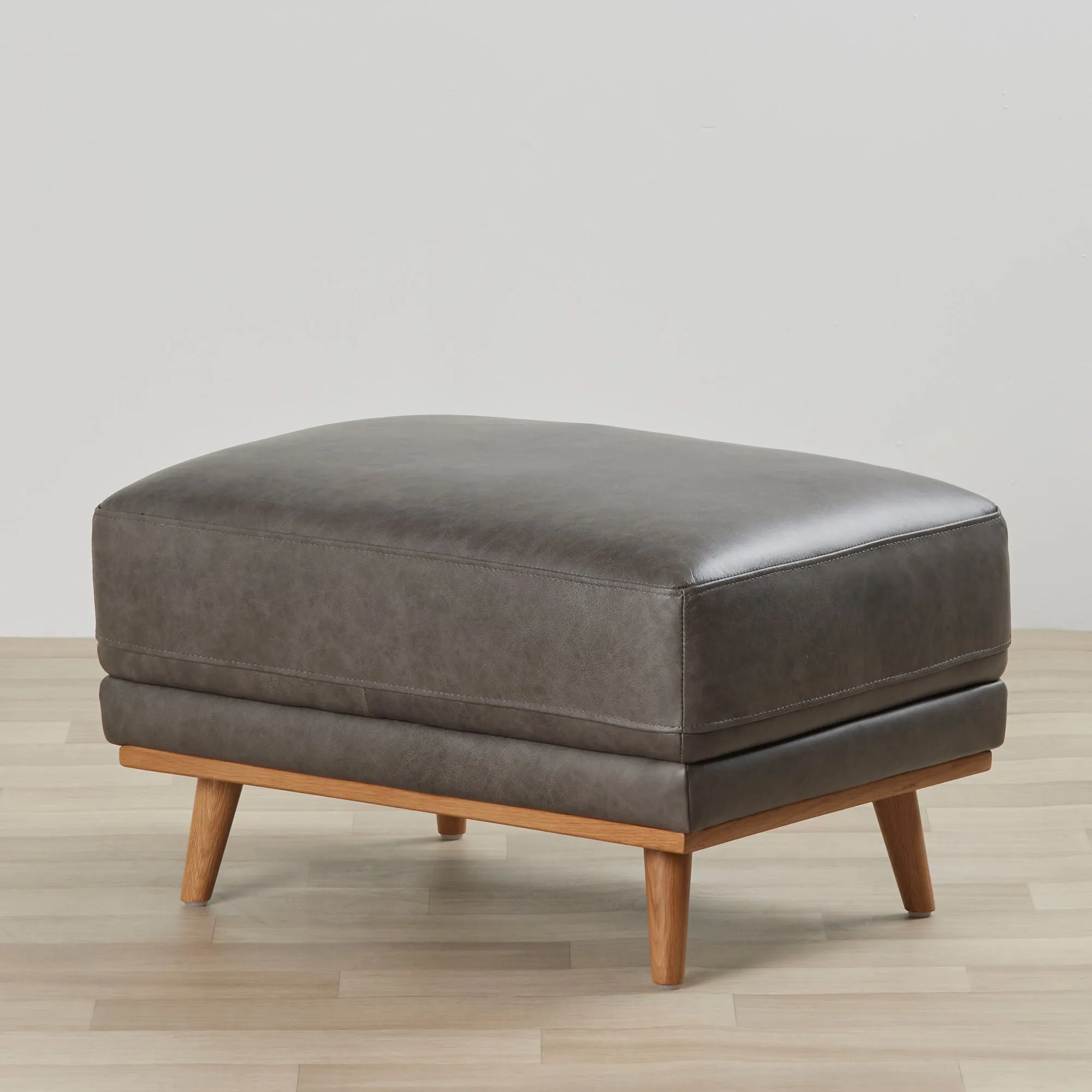 Colton Ottoman - Charcoal