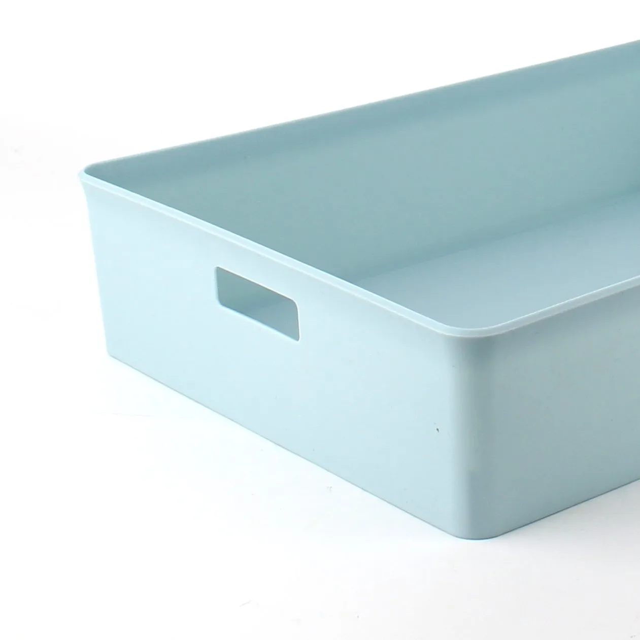 Container (w/Handle/LT BL/34x23.8x7.3cm)