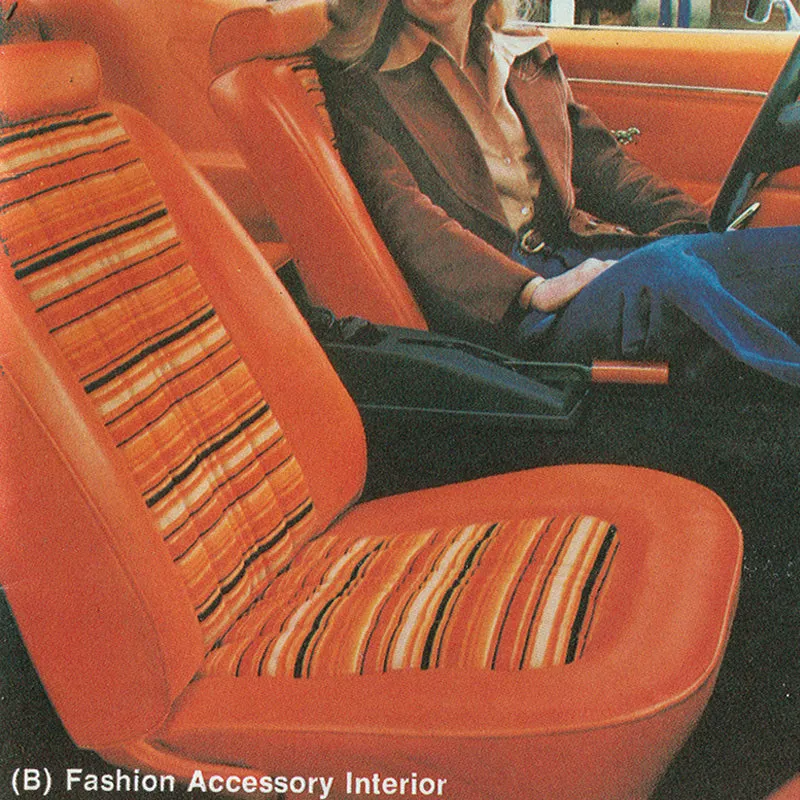 Cosmetic Bag - Orange Stripe 1978