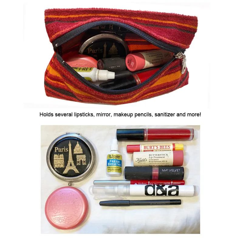 Cosmetic Bag - Orange Stripe 1978