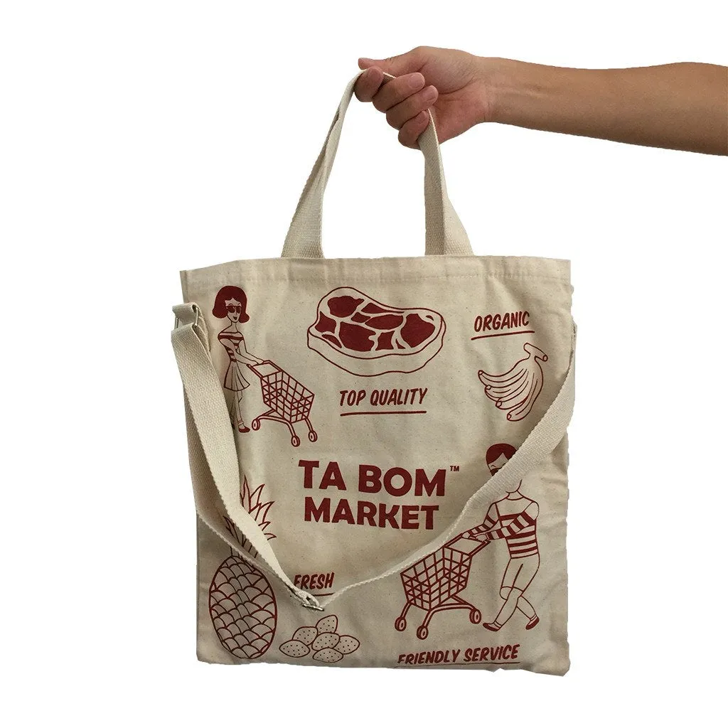 Cotton Double Handles Sling Bag(CB-21)