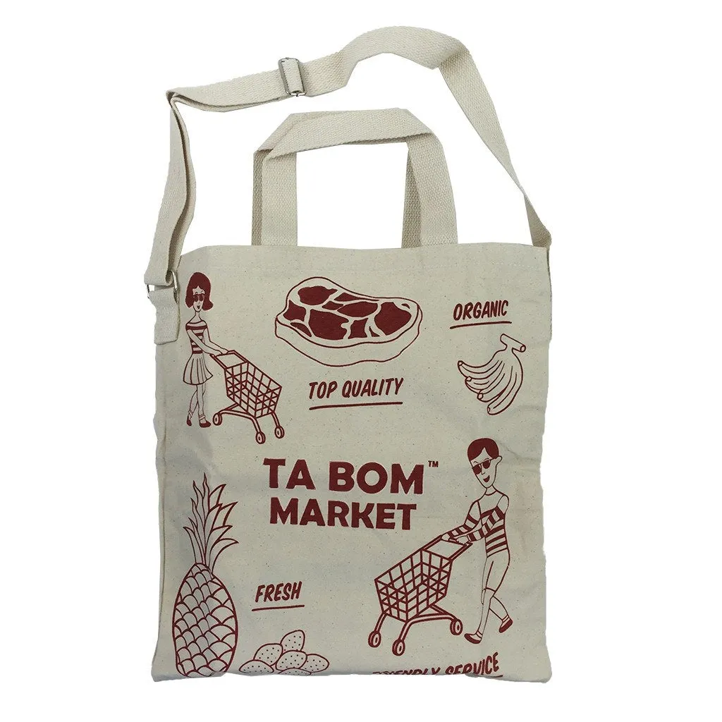 Cotton Double Handles Sling Bag(CB-21)