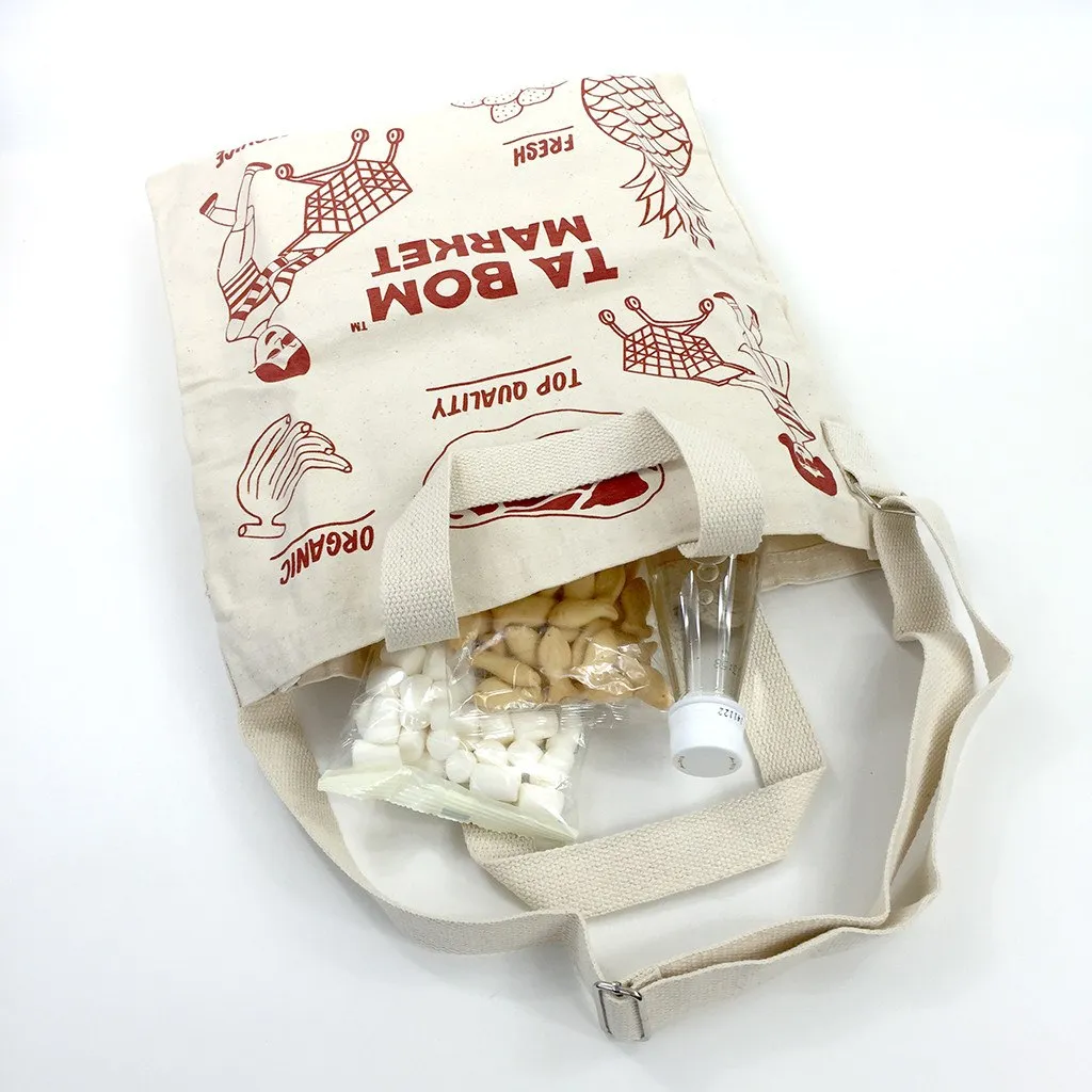 Cotton Double Handles Sling Bag(CB-21)